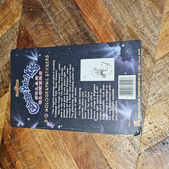 Cabbage Patch Kids holographic 3D stickers Diamond Toymakers - Picture 8 of 10